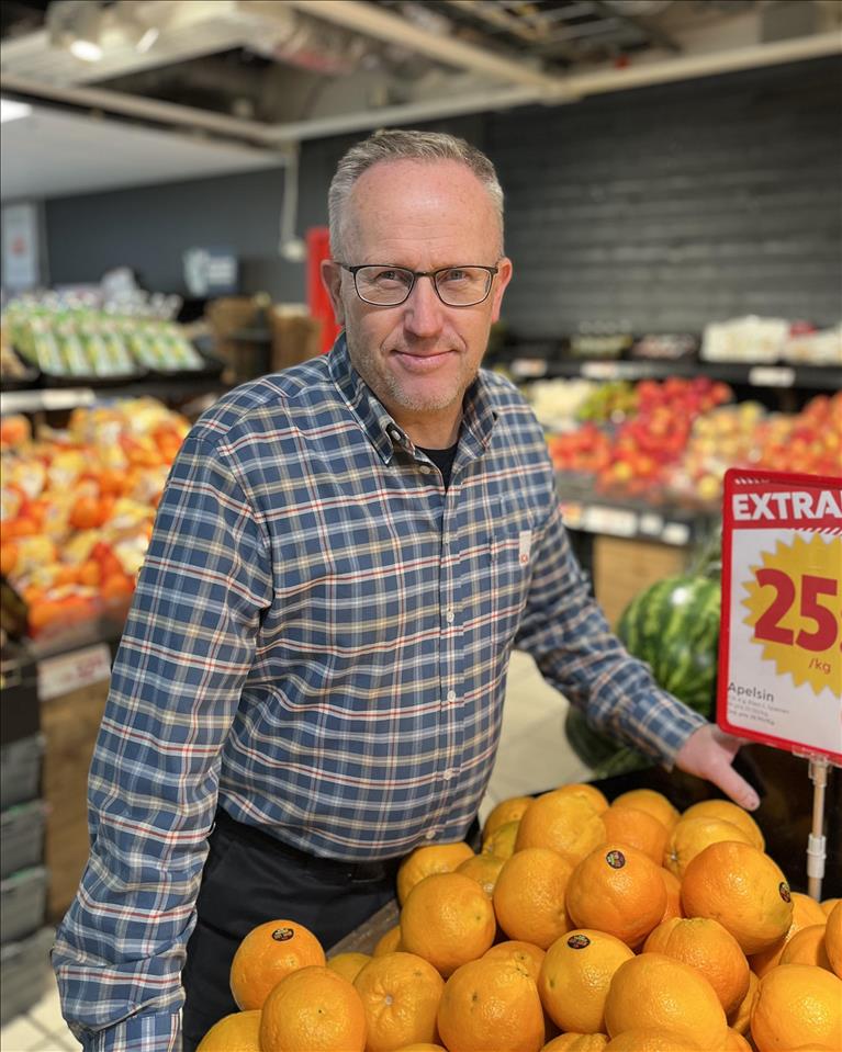 Örjan Josefsson, ICA-handlare i Bro.